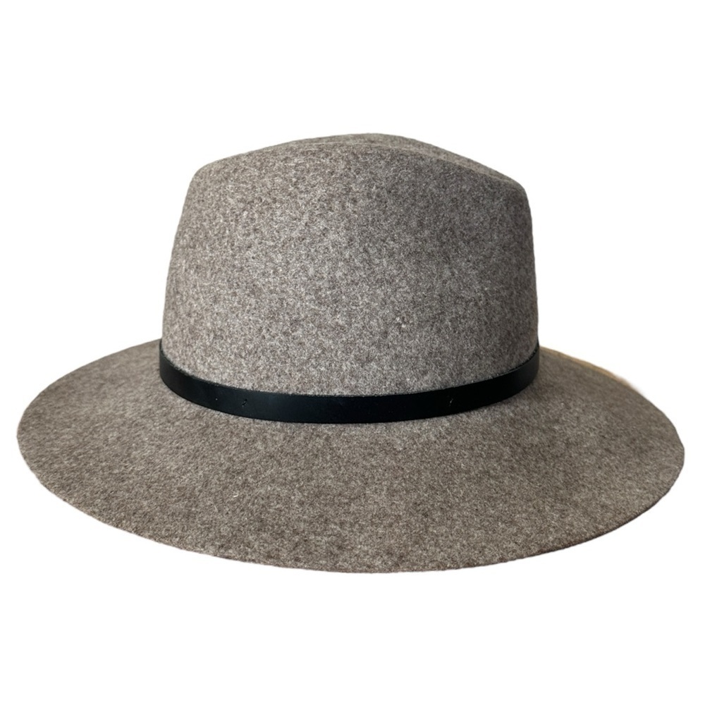 Rag & Bone Womens Floppy Brim Fedora Sz S Felted Wool Leather Band Boho Blogger - Picture 4 of 10